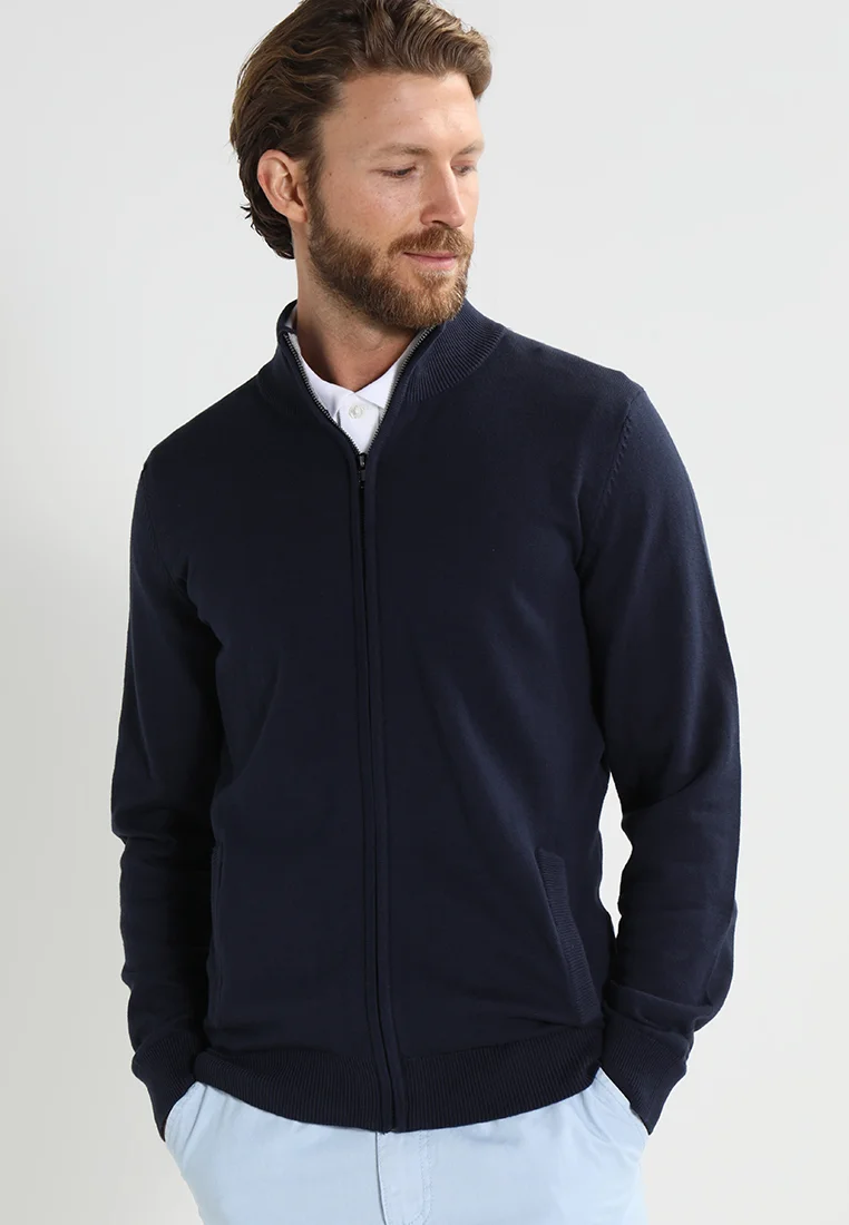 Fast Worldwide Delivery Pier One Cardigan - dark blue Clothing Knitwear Cardigans