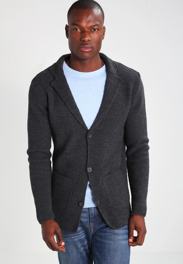 affordable price Pier One Cardigan - mottled dark grey Clothing Knitwear Cardigans