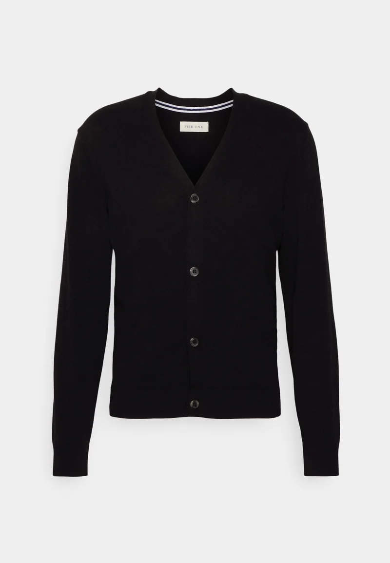 incredible prices Pier One Cardigan - black Clothing Knitwear Cardigans