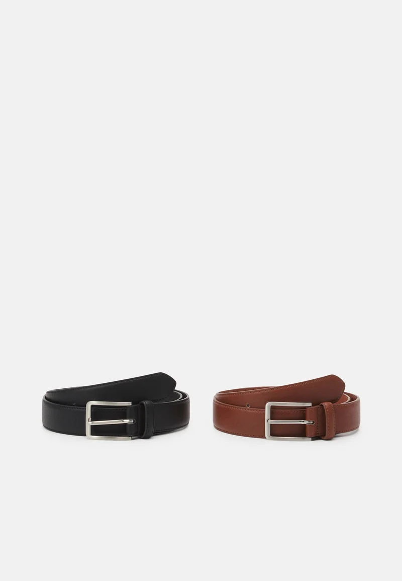 Big discount on sale Pier One 2 PACK - Belt brown/black Accessories Belts Casual belts