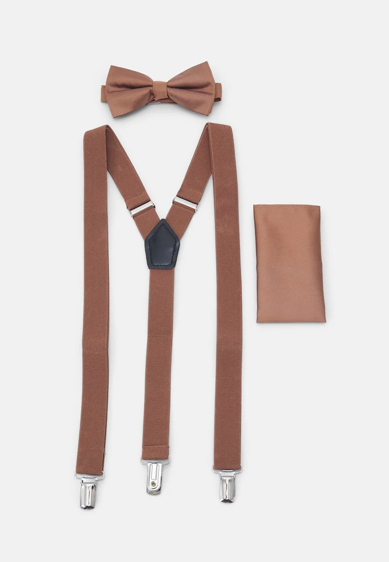 Classic Styles Pier One SUSPENDER/HOSENTRÄGER SET - Other accessories brown Accessories Ties & accessories Bow Ties
