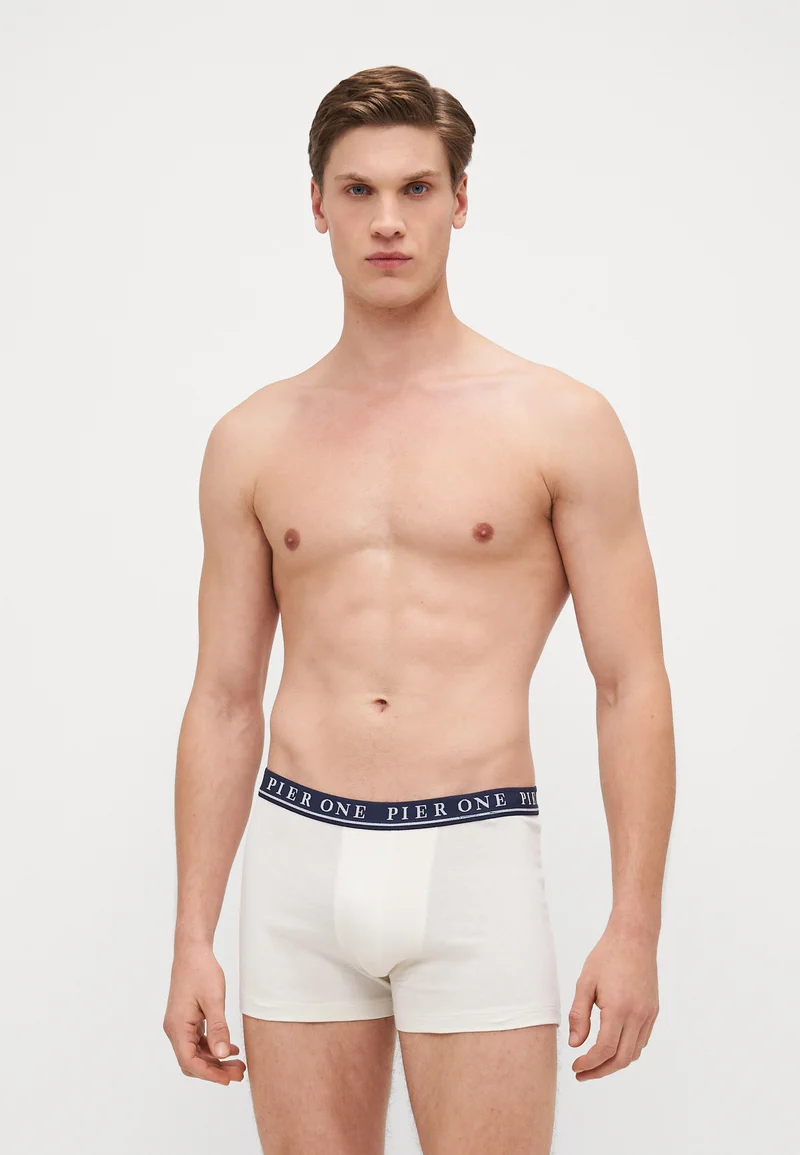 Huge Discount Pier One 5 PACK - Pants dark blue/off-white Clothing Underwear & Socks Underpants Boxer shorts