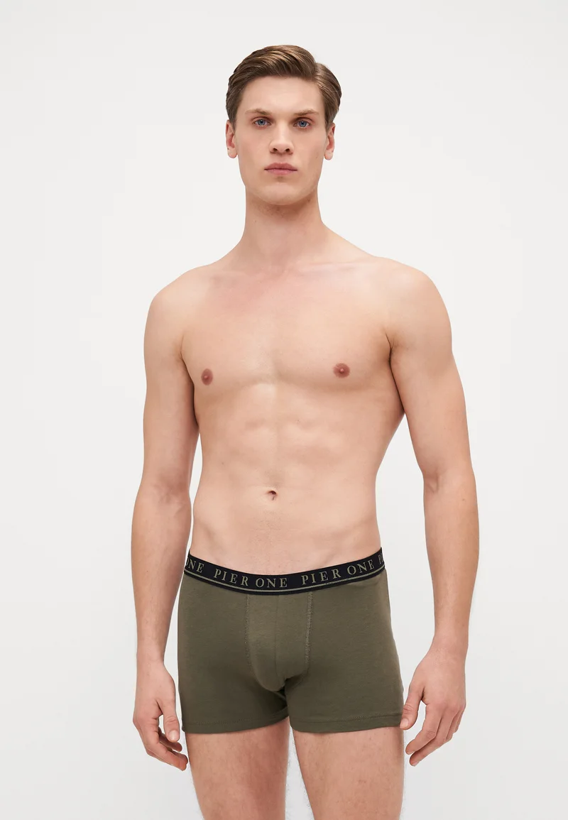 largest collection Pier One 5 PACK - Pants  black/khaki Clothing Underwear & Socks Underpants Boxer shorts