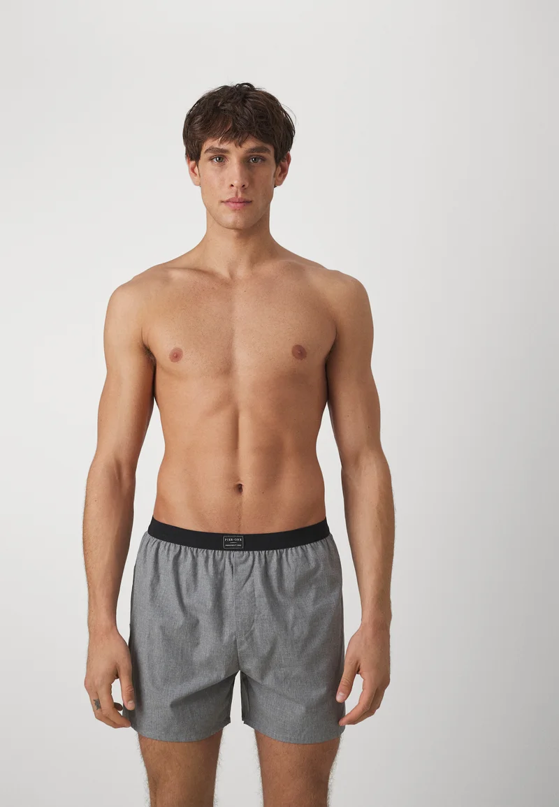 reasonable price Pier One 3 PACK - Boxer shorts black/mottled light grey/mottled dark blue Clothing Underwear & Socks Underpants Boxer shorts