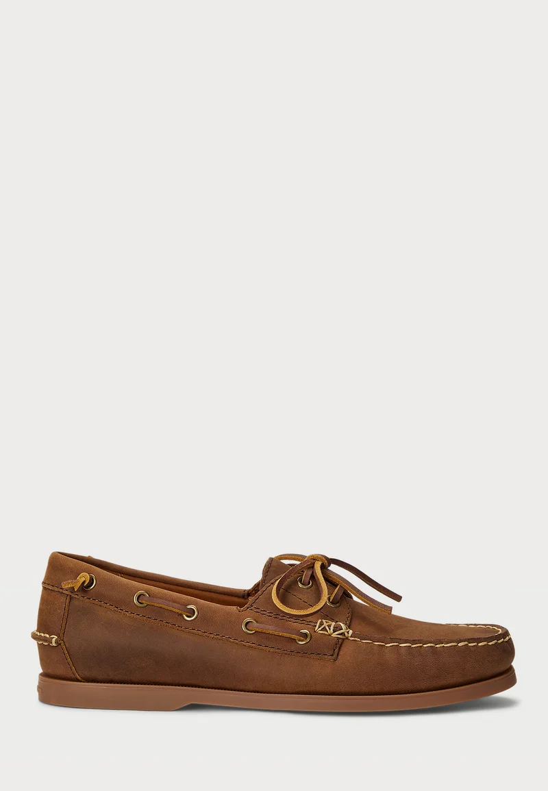 Exclusive Deals Polo Ralph Lauren MERTON LEATHER BOAT SHOE - Boat shoes deep saddle Shoes Lace-up shoes Boat shoes