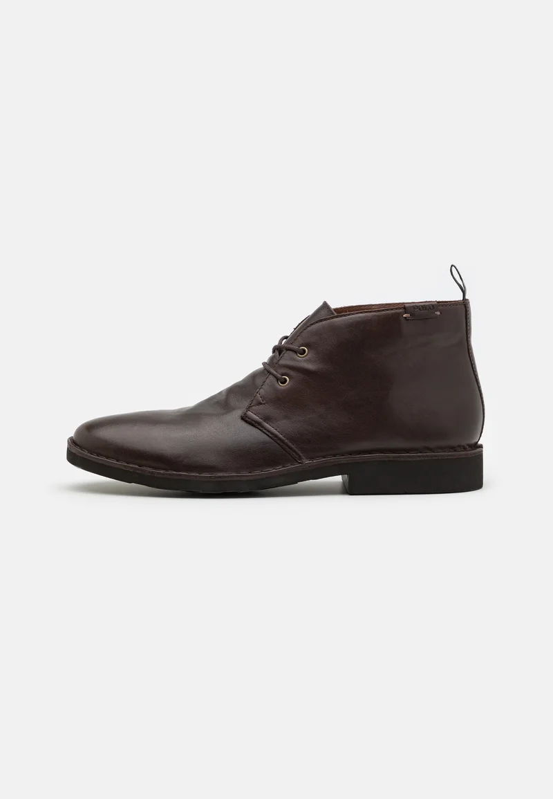prestigious Polo Ralph Lauren TALAN LEATHER CHUKKA BOOT - Lace-ups dark brown Shoes Sale Lace-up shoes Boat shoes