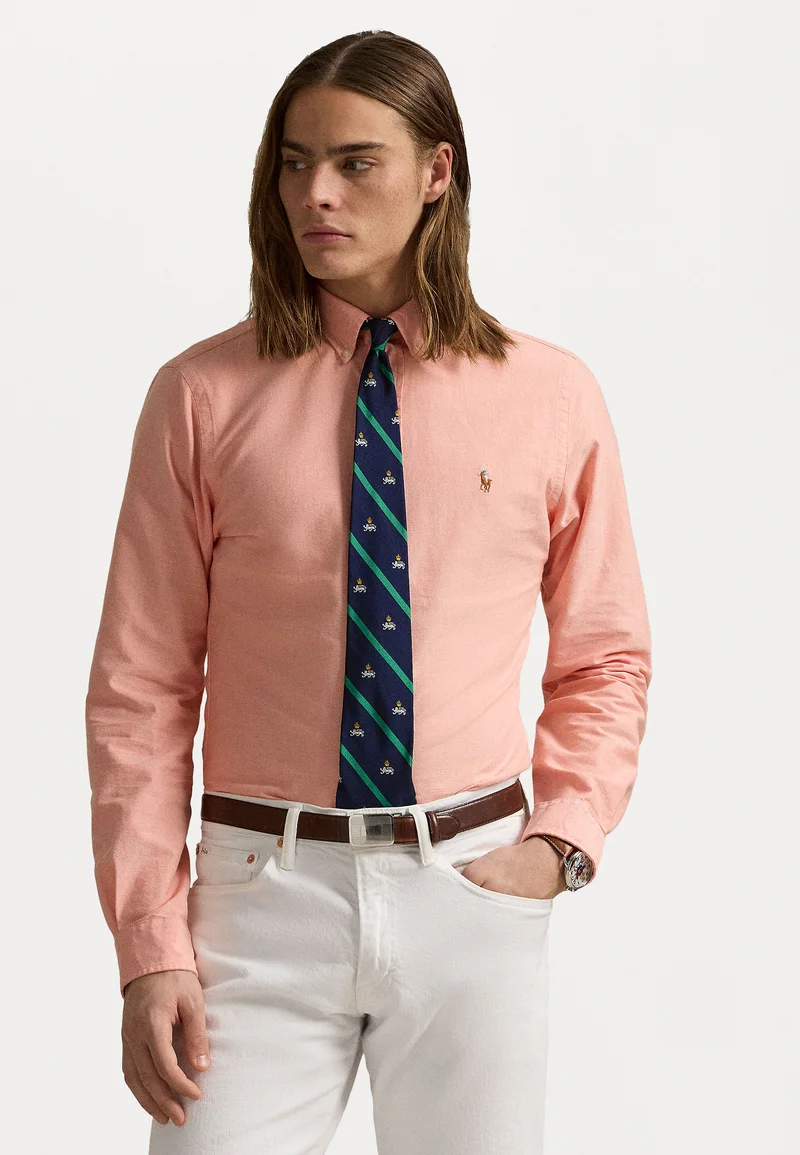 Outlet Online Polo Ralph Lauren SLIM FIT OXFORD SHIRT - Shirt kona orange Clothing Shirts Casual Shirts