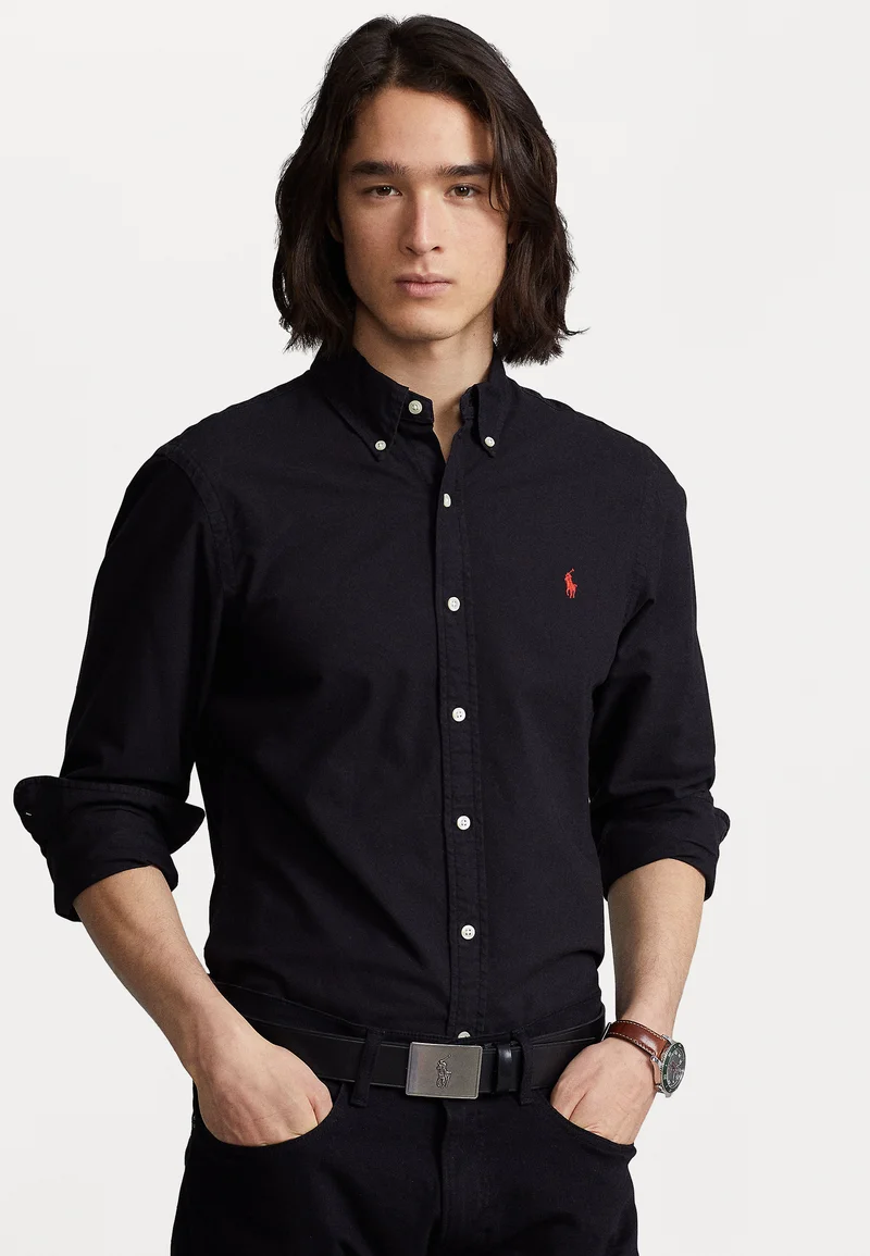 innovative design Polo Ralph Lauren SLIM FIT OXFORD SHIRT - Shirt black Clothing Shirts Casual Shirts