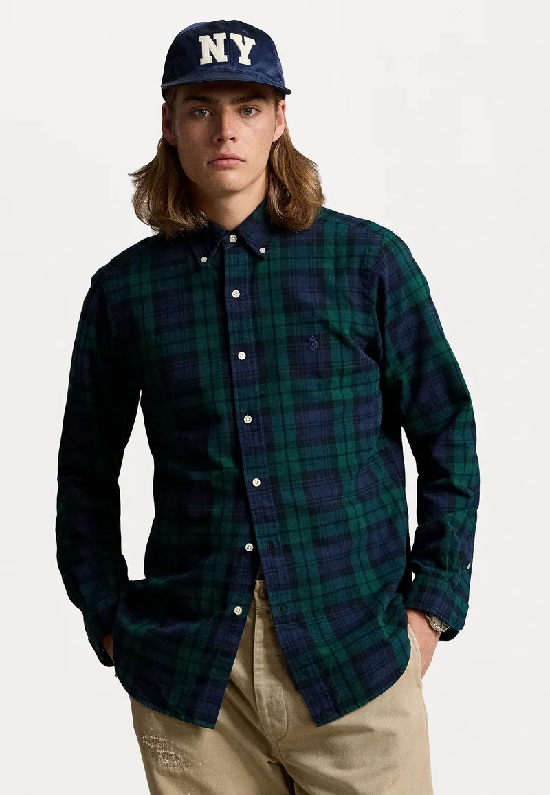 UK Cheap Sale Polo Ralph Lauren CLASSIC FIT PLAID OXFORD SHIRT - Shirt navy/green multi Clothing Sale Shirts Business Shirts