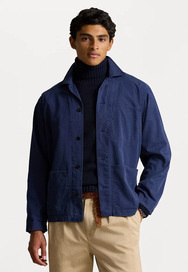 luxury lifestyle brand Polo Ralph Lauren TWILL OVERSHIRT - Shirt newport navy Clothing Shirts Casual Shirts