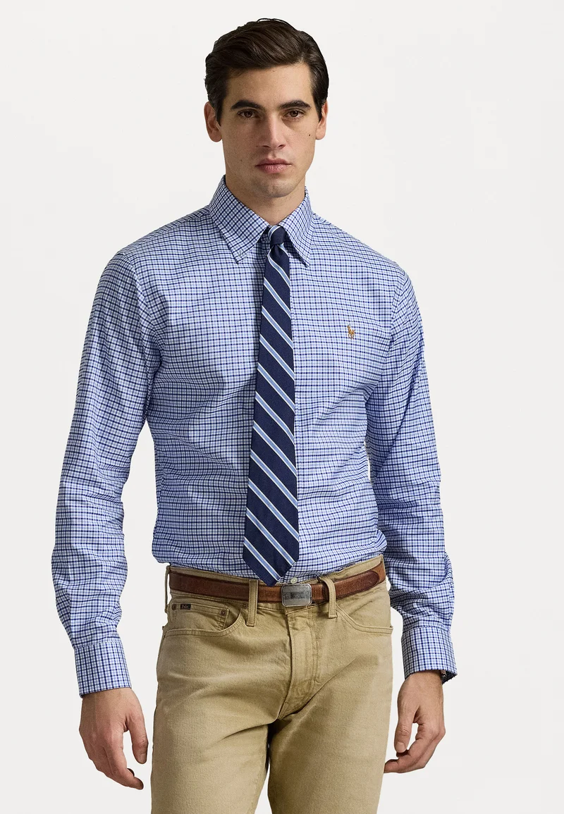 vast selection Polo Ralph Lauren CUSTOM FIT CHECKED PINPOINT OXFORD SHIRT - Shirt blue multi Clothing Shirts Casual Shirts