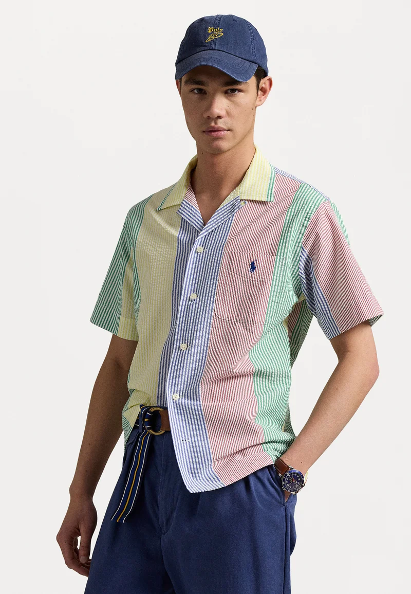 Wholesale Online USA Polo Ralph Lauren CLASSIC STRIPED SEERSUCKER CAMP SHIRT - Shirt multi-coloured Clothing Shirts Casual Shirts