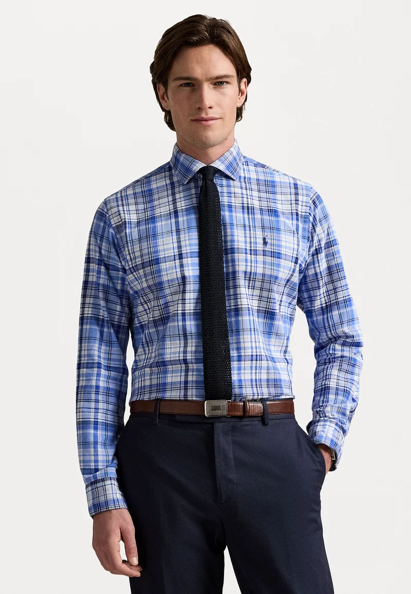 Outlet Factory Online Store Polo Ralph Lauren CUSTOM FIT PLAID OXFORD SHIRT - Shirt blue multi Clothing Shirts Casual Shirts