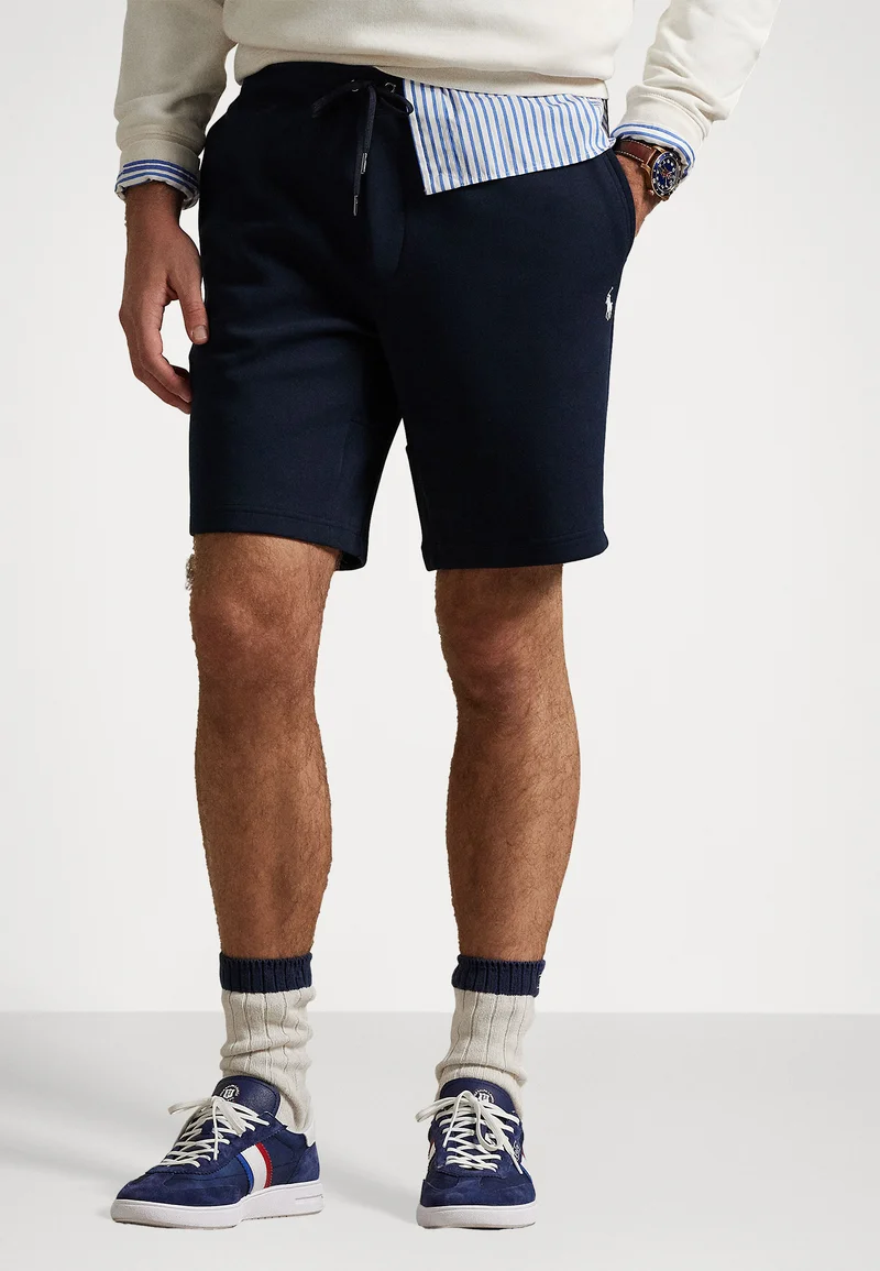 promo codes Polo Ralph Lauren DOUBLE KNIT SHORT - Tracksuit bottoms aviator navy Clothing Shorts Casual Shorts