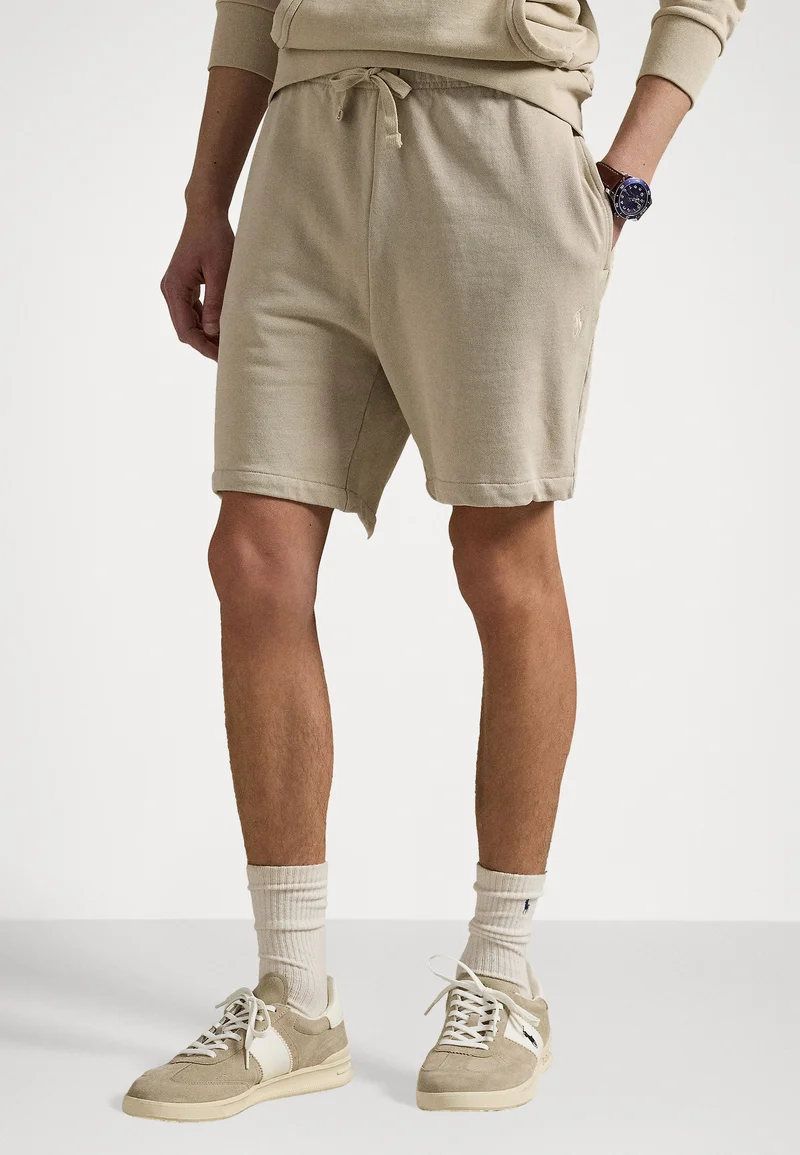 premier fashion designer Polo Ralph Lauren 6.5 INCH LOOPBACK SHORT - Tracksuit bottoms stoneware grey Clothing Shorts Casual Shorts