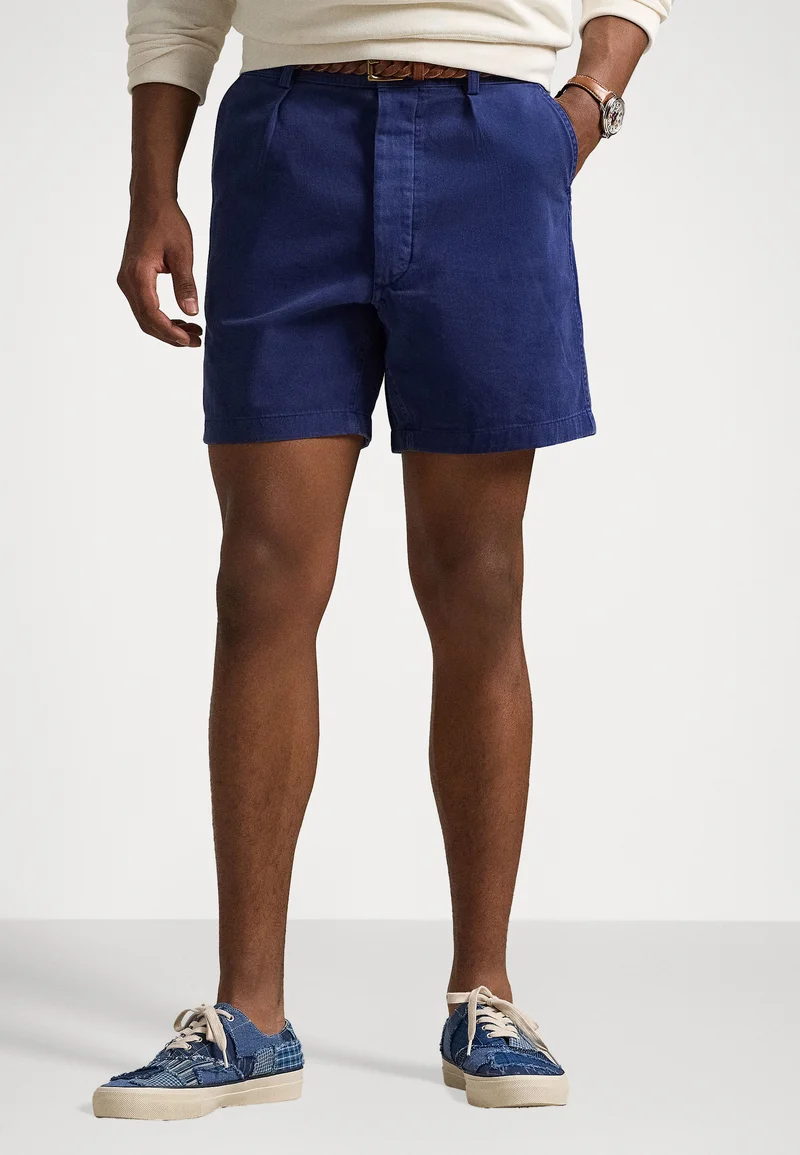designer fashion Polo Ralph Lauren CLASSIC FIT PLEATED TWILL SHORT - Shorts freshwater Clothing Casual Shorts