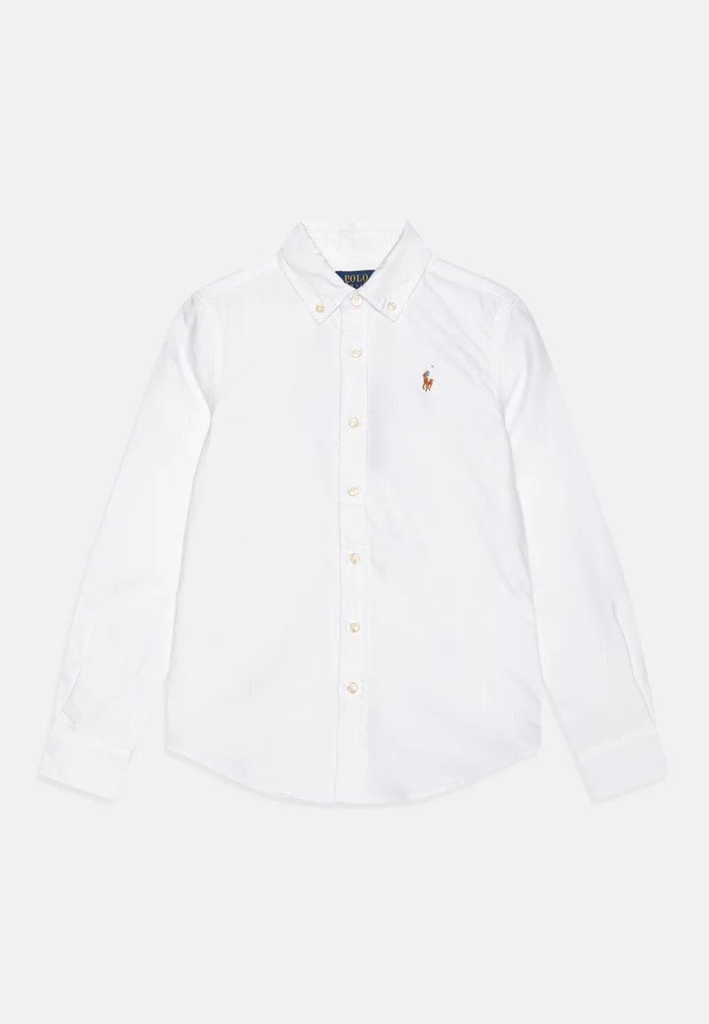 UK Discount Online Sale Polo Ralph Lauren TRINETTEOX BUTTON FRONT  - Button-down blouse white Clothing T-shirts & tops Blouses & tunics