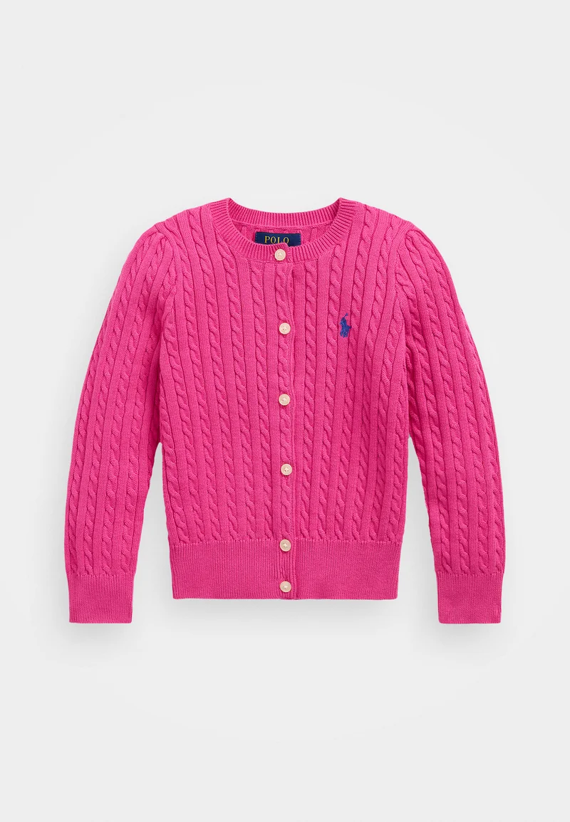 factory wholesale prices Polo Ralph Lauren MINI CABLE COTTON CARDIGAN - Cardigan belmont pink/cruise royal Clothing Sweatshirts & Knitwear Cardigans