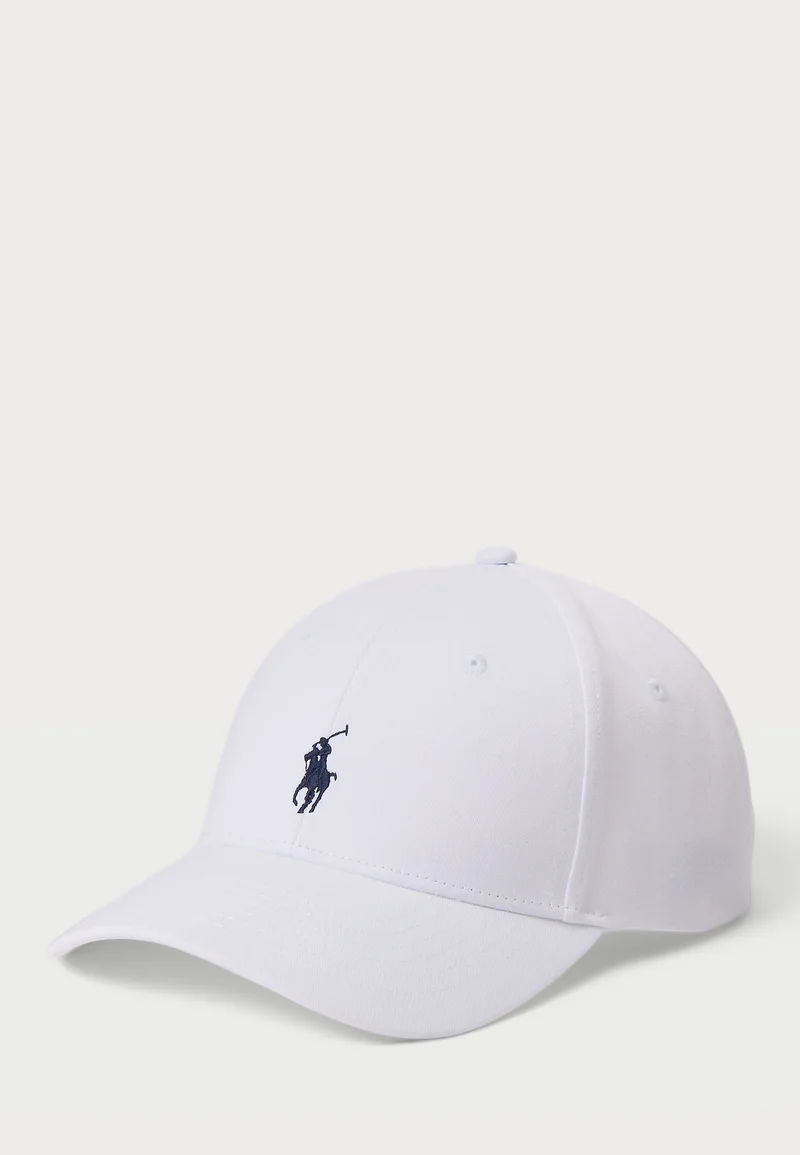 glamorous Polo Ralph Lauren SIGNATURE PONY TWILL SPORTS CAP - Cap white Accessories Beanies, hats & caps Caps