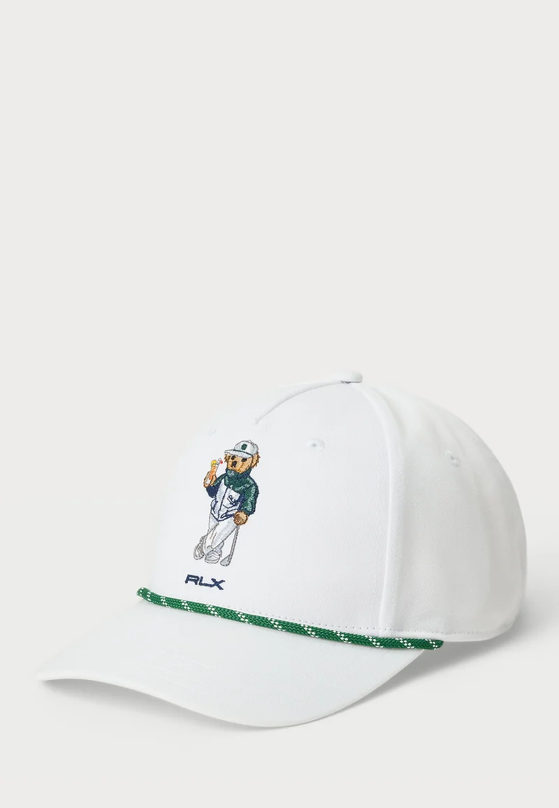 low price Polo Ralph Lauren POLO BEAR TWILL SPORTS CAP - Cap white Accessories Beanies, hats & caps Caps