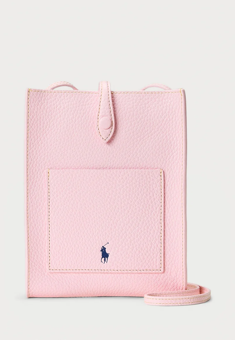 famous brand Polo Ralph Lauren POLO PLAY LEATHER POCKET CROSSBODY - Phone pouch cotton candy Accessories Lifestyle Electronics Cases & Covers