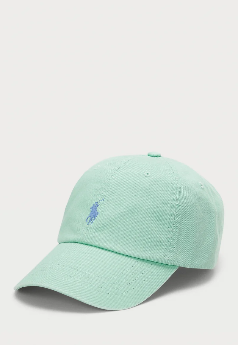 Discount Polo Ralph Lauren COTTON TWILL BALL CAP - Cap celadon Accessories Beanies, hats & caps Caps