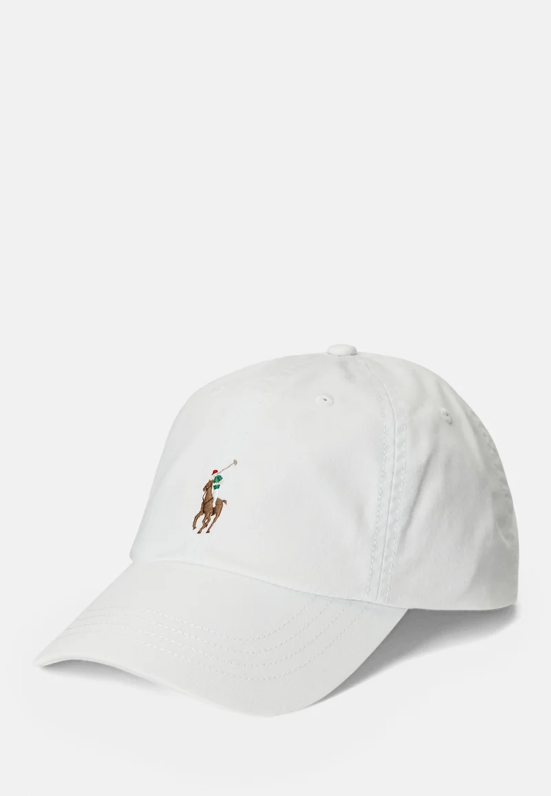 fabulous collection Polo Ralph Lauren STRETCH-COTTON TWILL BALL CAP UNISEX - Cap deckwash white Accessories Beanies, hats & caps Caps