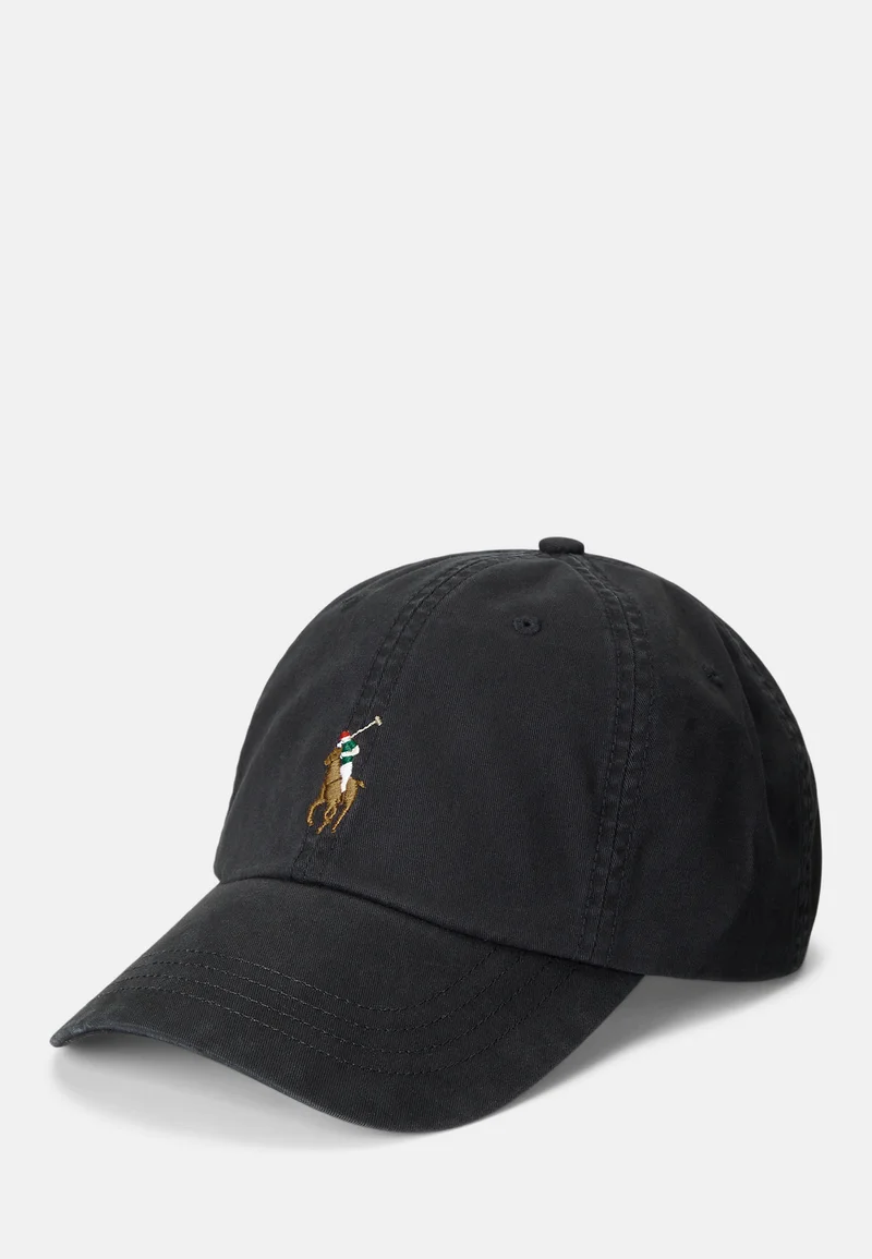 popular stores Polo Ralph Lauren STRETCH-COTTON TWILL BALL CAP UNISEX - Cap black Accessories Hats & headscarves Caps