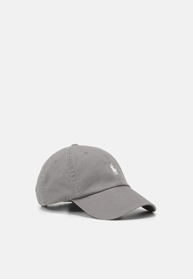 officially authorized Polo Ralph Lauren SPORT CAP - Cap perfect grey/white Accessories Beanies, hats & caps Caps