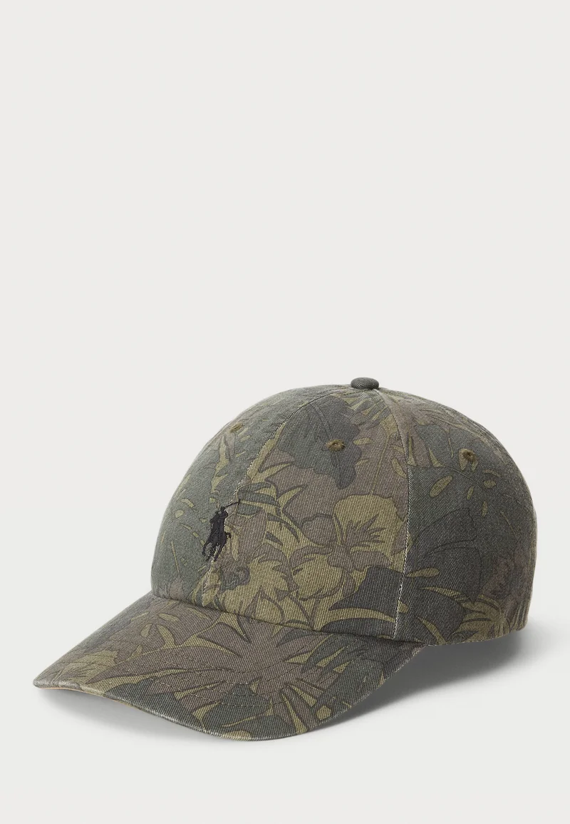 Discount Save up to Polo Ralph Lauren PALM-CAMO TWILL BALL CAP UNISEX - Cap palm cove Accessories Beanies, hats & caps Caps