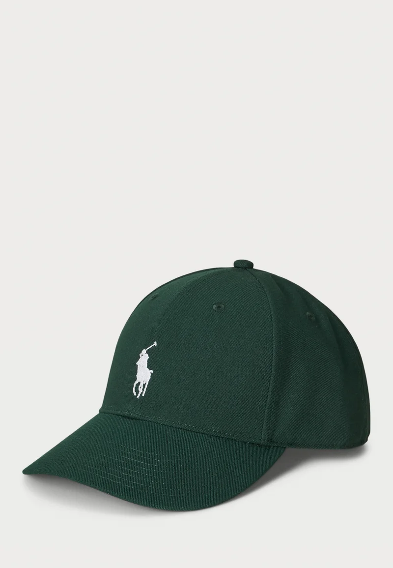 entire collection Polo Ralph Lauren TWILL HIGH-CROWN BALL CAP UNISEX - Cap college green Accessories Beanies, hats & caps Caps