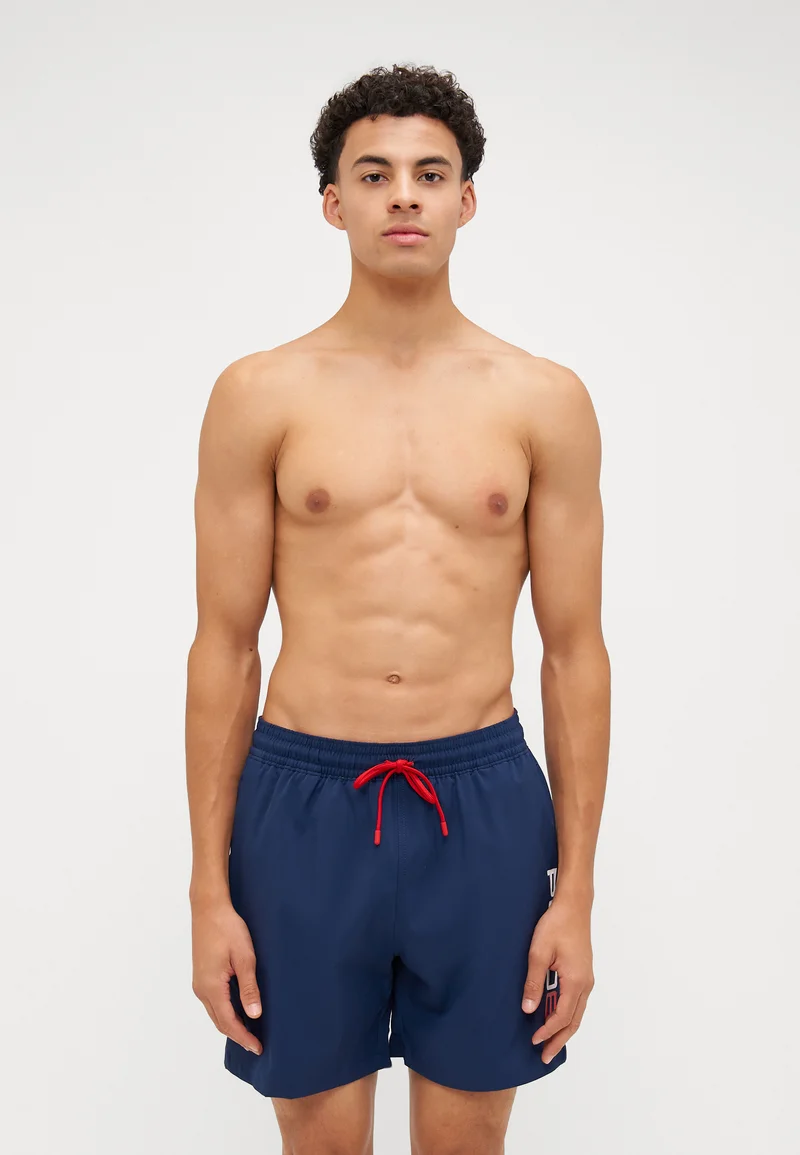 Shop Best Sellers Polo Ralph Lauren TRAVELER MID TRUNK - Swimming shorts newport navy Clothing Swimwear Swim trunks Briefs