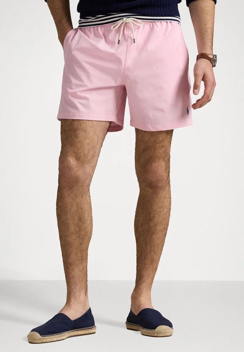 delicate colors Polo Ralph Lauren TRAVELER MID TRUNK - Swimming shorts carmel pink Clothing Swimwear Swim trunks Briefs