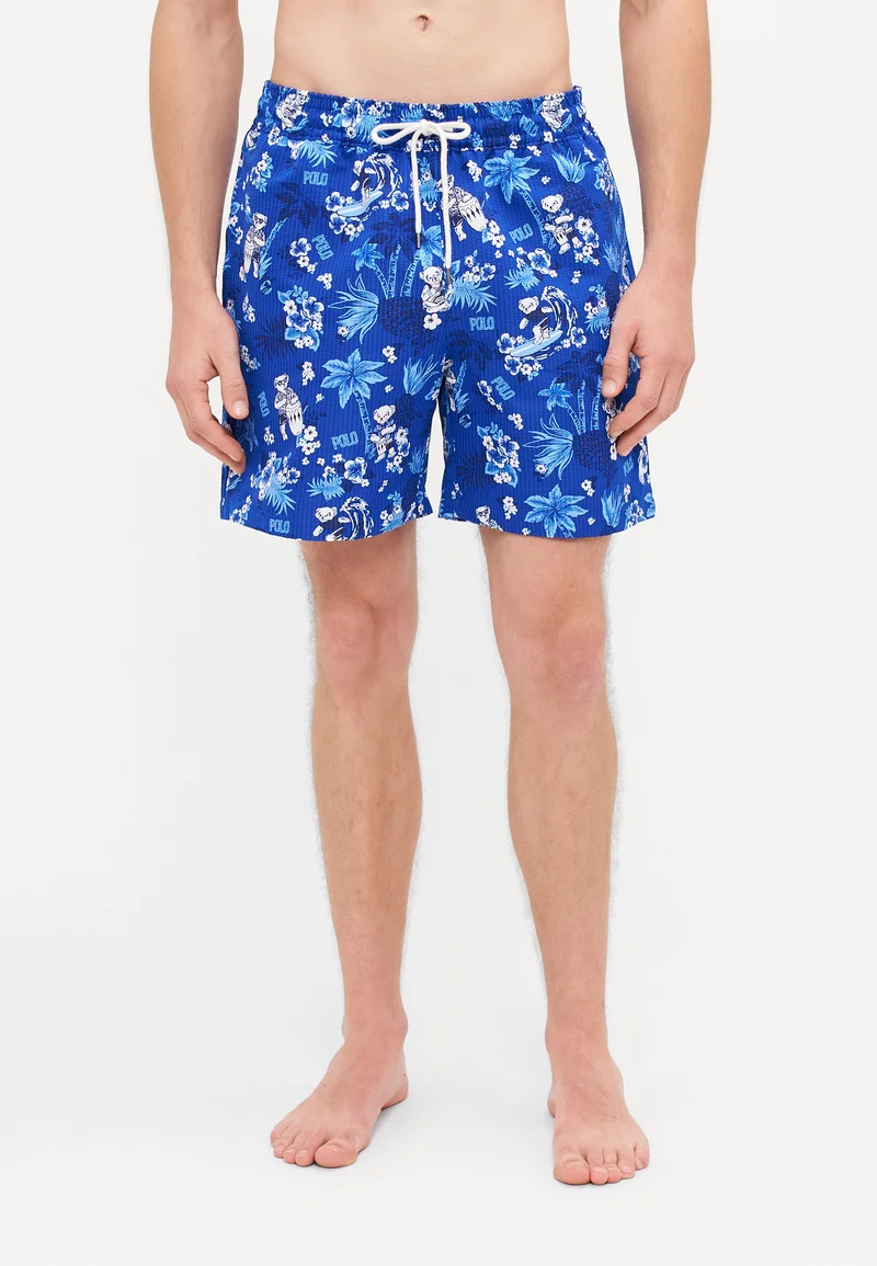 Exclusive Deals Polo Ralph Lauren TRAVELER MID TRUNK - Swimming shorts blue Clothing Swimwear Swim trunks Briefs