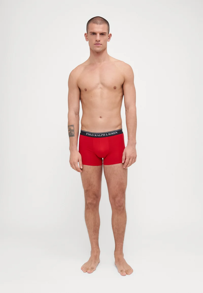 Store Polo Ralph Lauren TRUNK 3 PACK - Pants black/grey heather/red Clothing Underwear & Socks Underpants Boxer shorts