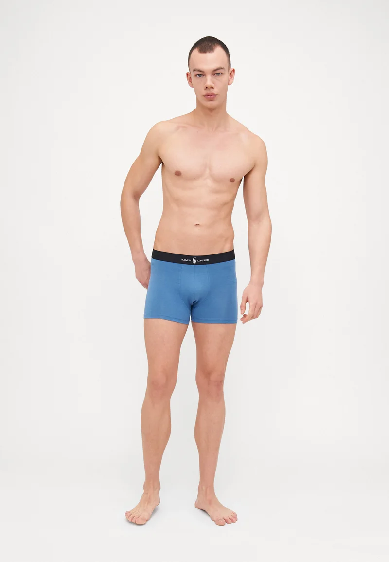 various styles Polo Ralph Lauren TRUNK 3 PACK - Pants grey heather/khaki/blue Clothing Underwear & Socks Underpants Boxer shorts