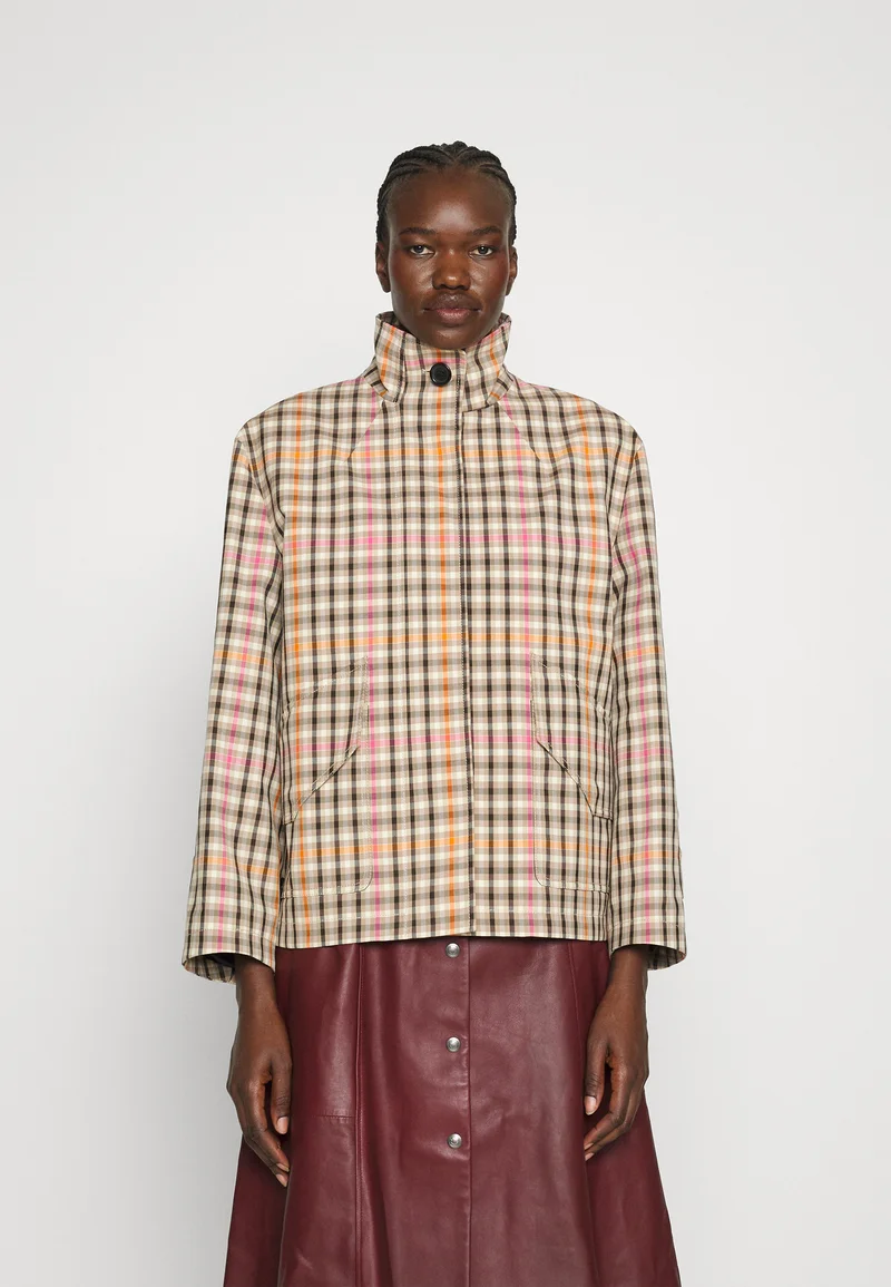 100% top quality PS Paul Smith WOMENS COAT - Light jacket browns Clothing Jackets & Blazers Bomber Jackets