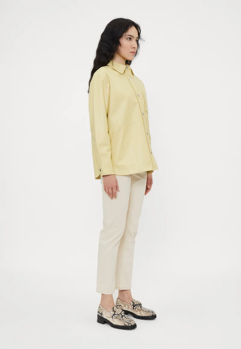 officially authorized PS Paul Smith WOMENS - Leather jacket yellows Clothing Jackets & Blazers Bomber Jackets