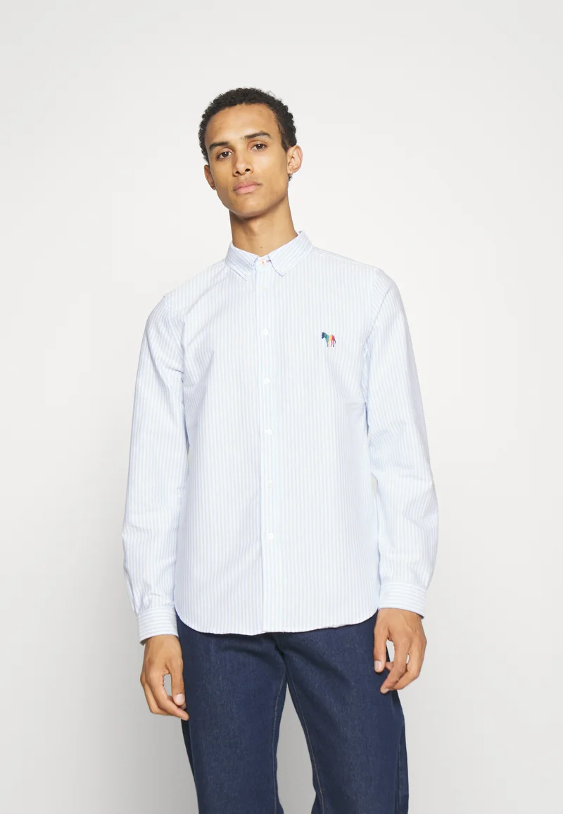 Big discount on sale PS Paul Smith TAILORED FIT ZEBRA - Formal shirt blue Clothing Sale Shirts Business Shirts