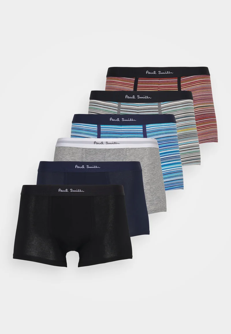 entire collection Paul Smith TRUNK MIX 6 PACK  - Pants multi-coloured Clothing Underwear & Socks Underpants Boxer shorts