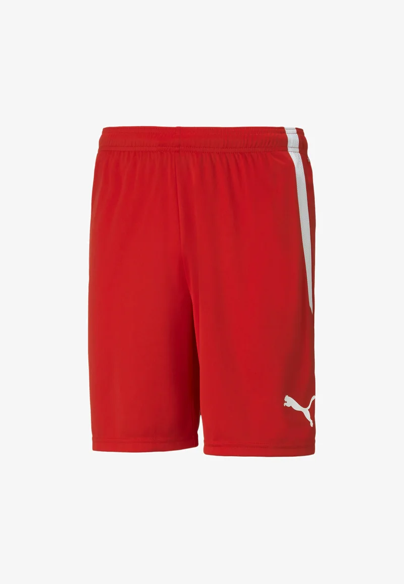 stylish Puma TEAMLIGA FOOTBALL - Shorts puma red white Clothing Casual Shorts