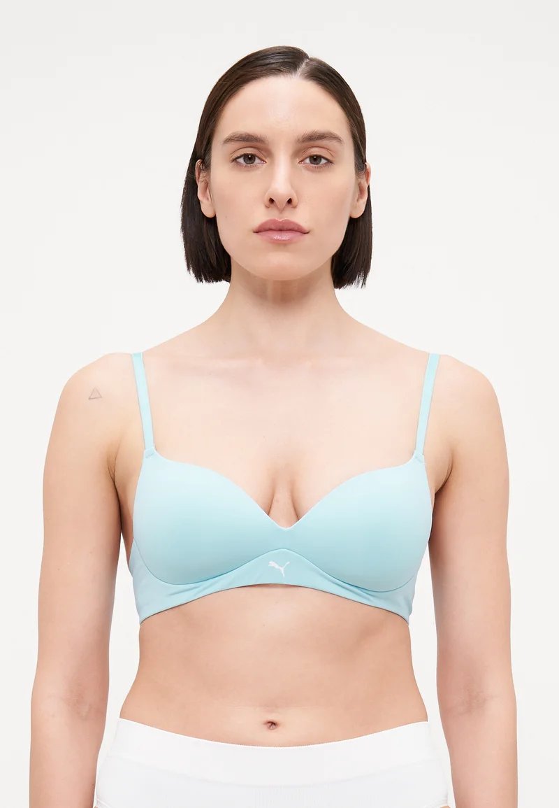 Available to buy online Puma WOMEN SOFT PADDED BRA - T-shirt bra mint Streetwear Clothing Underwear Bottoms