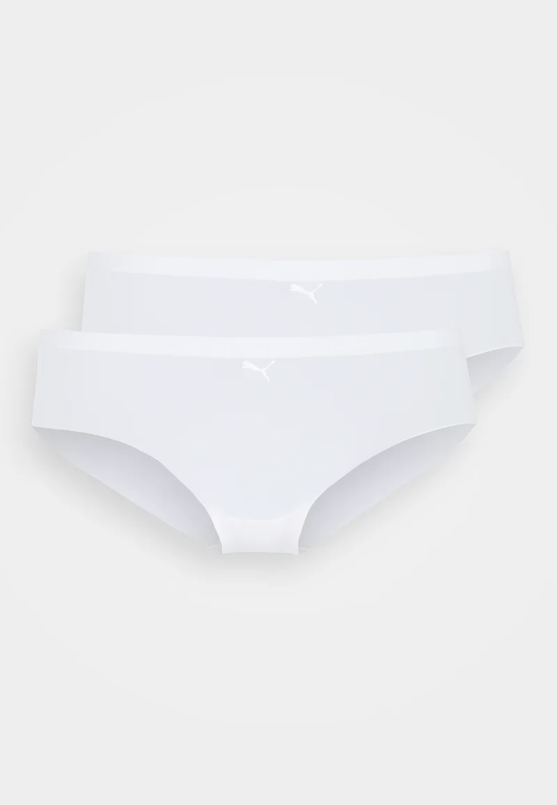 Fantastic savings Puma SEAMLESS HIPSTER 2 PACK - Briefs white Streetwear Clothing Underwear Bottoms