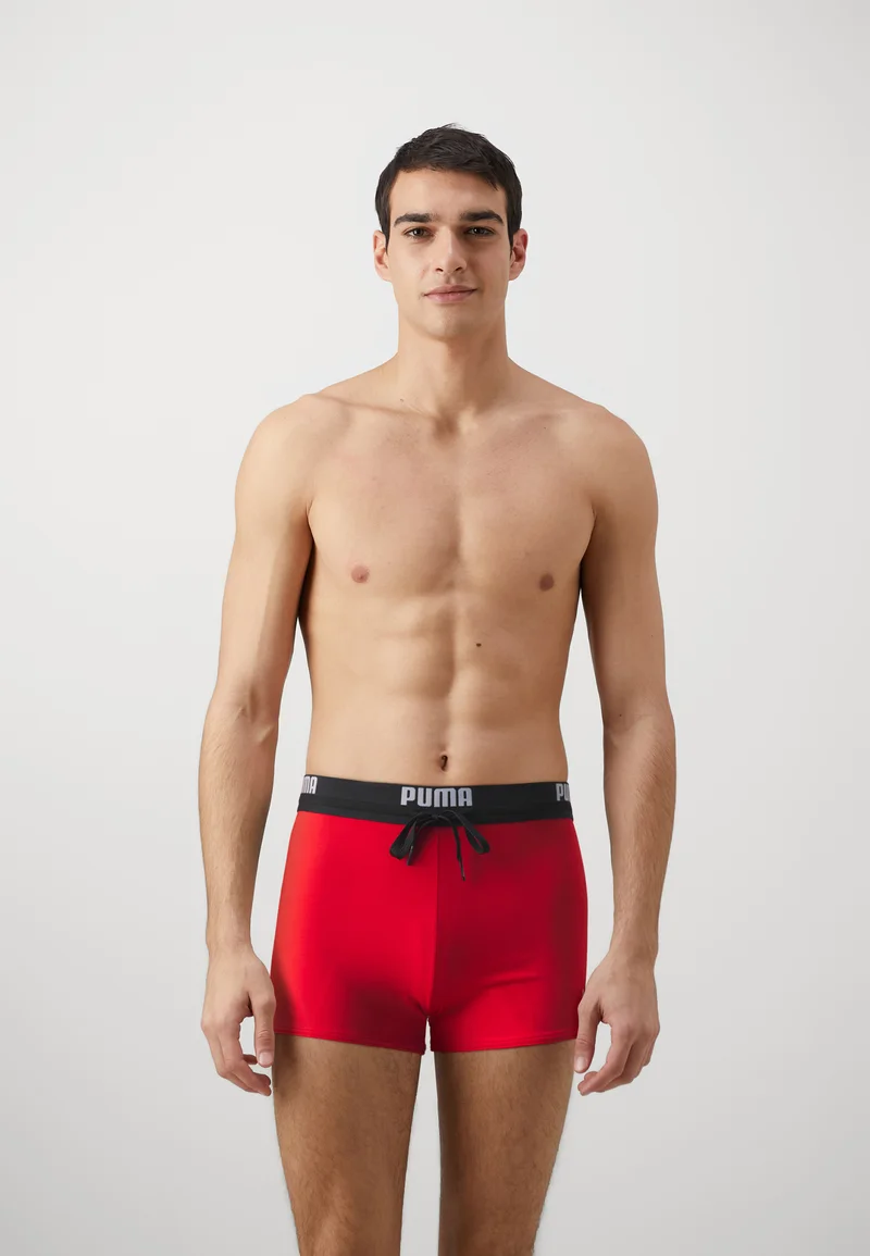 Largest Fashion Store Puma SWIM MEN LOGO TRUNK - Swimming trunks red Clothing Swimwear Swim trunks Briefs
