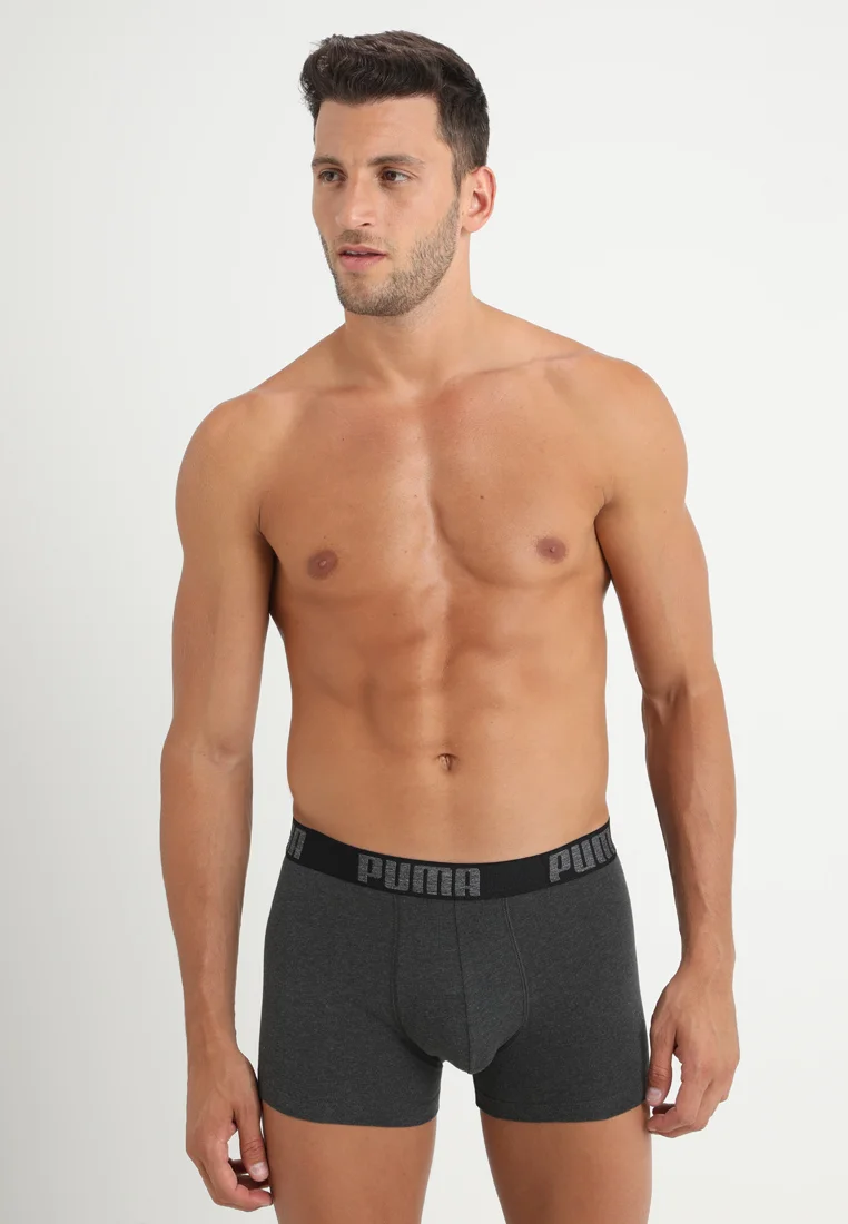 UK official online shop Puma 3 PACK - Pants black/anthracite Clothing Underwear & Socks Underpants Boxer shorts
