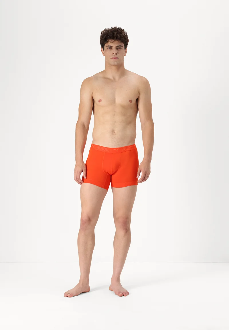 fantastic Puma MEN SPORT 2 PACK - Pants orange/black Clothing Underwear & Socks Underpants Boxer shorts