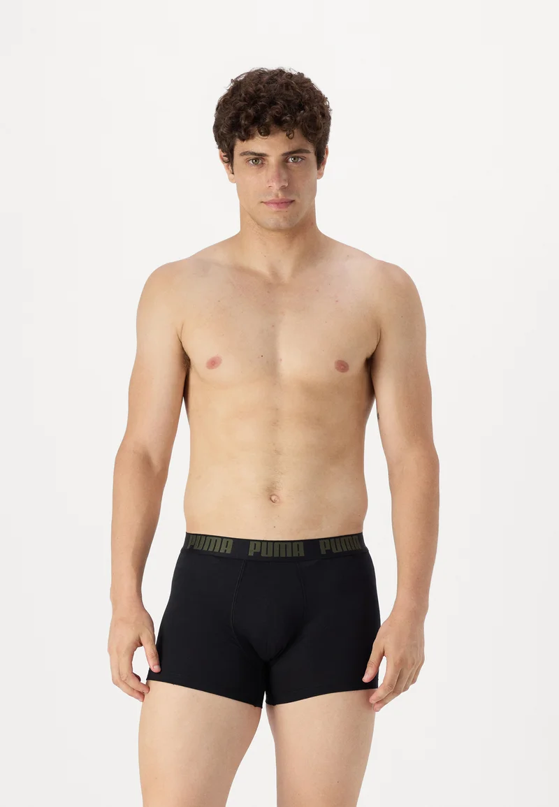 beautiful in colors Puma EVERYDAY BASIC 2 PACK - Pants forest night tonal Clothing Underwear & Socks Underpants Boxer shorts