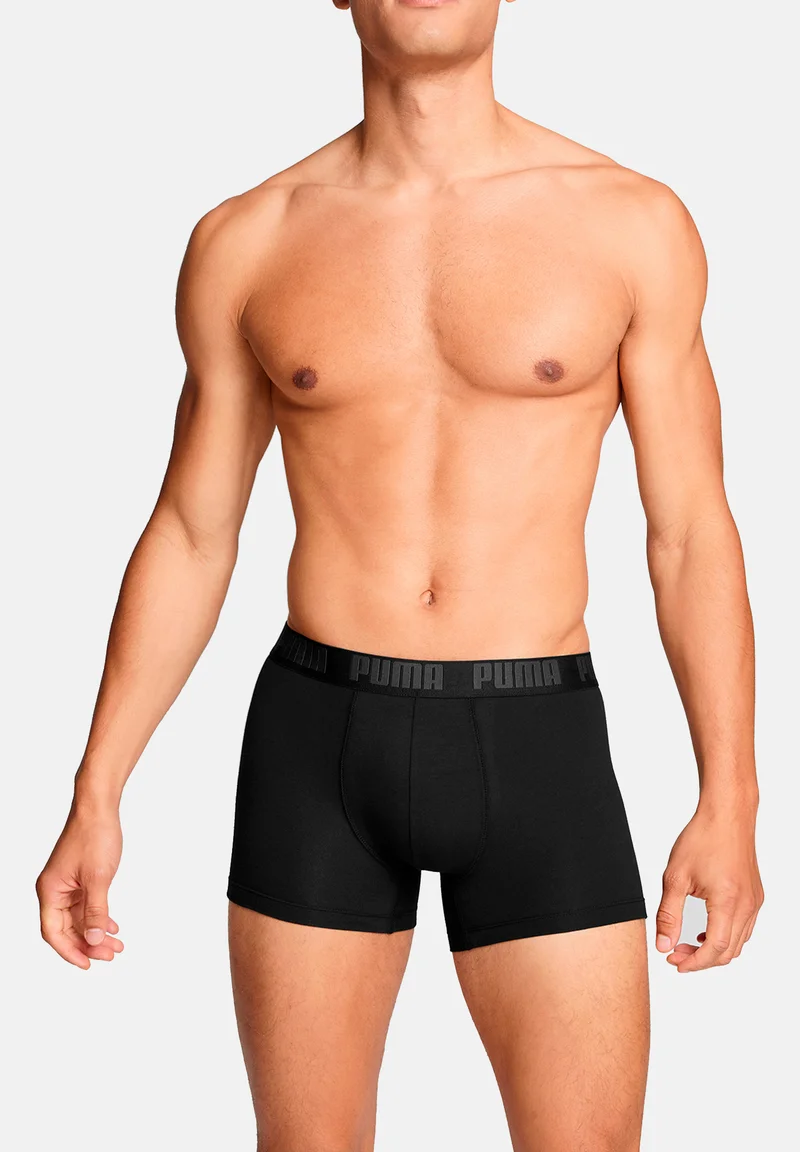 Elegant Factory Outlet Puma EVERYDAY BASIC 2 PACK - Pants black Clothing Underwear & Socks Underpants Boxer shorts
