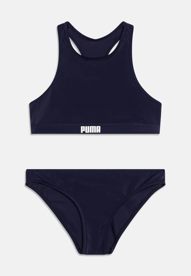 official authorized store Puma SWIM GIRLS RACERBACK - Bikini navy Clothing Swimwear Bikinis