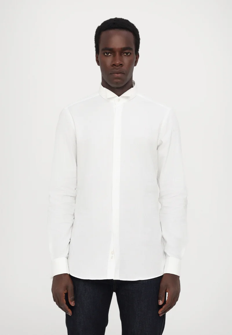 Elegant Factory Outlet Pal Zileri CAMICIA - Formal shirt white Clothing Sale Shirts Business Shirts